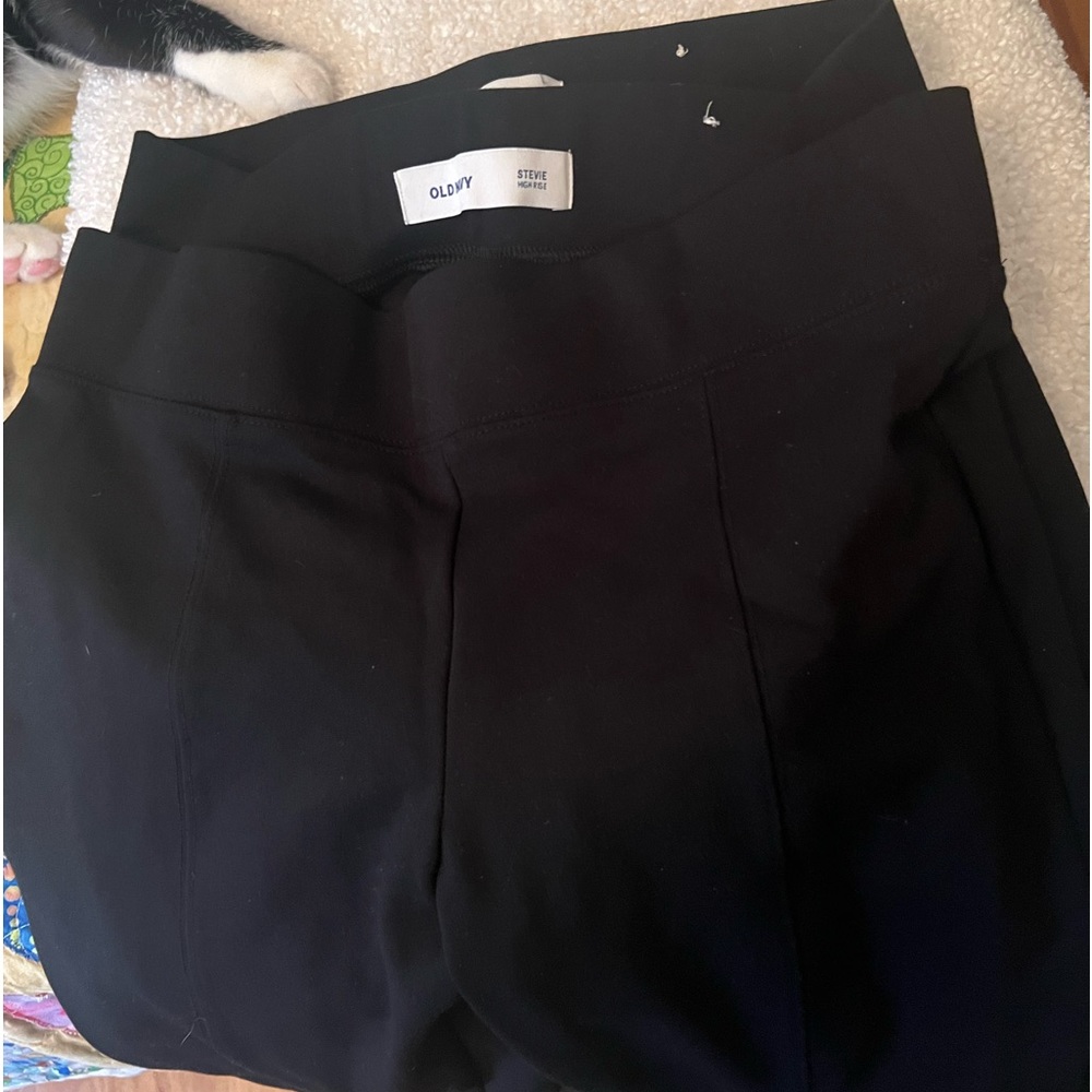 Lot of 2 Stevie pants from old navy black size medium